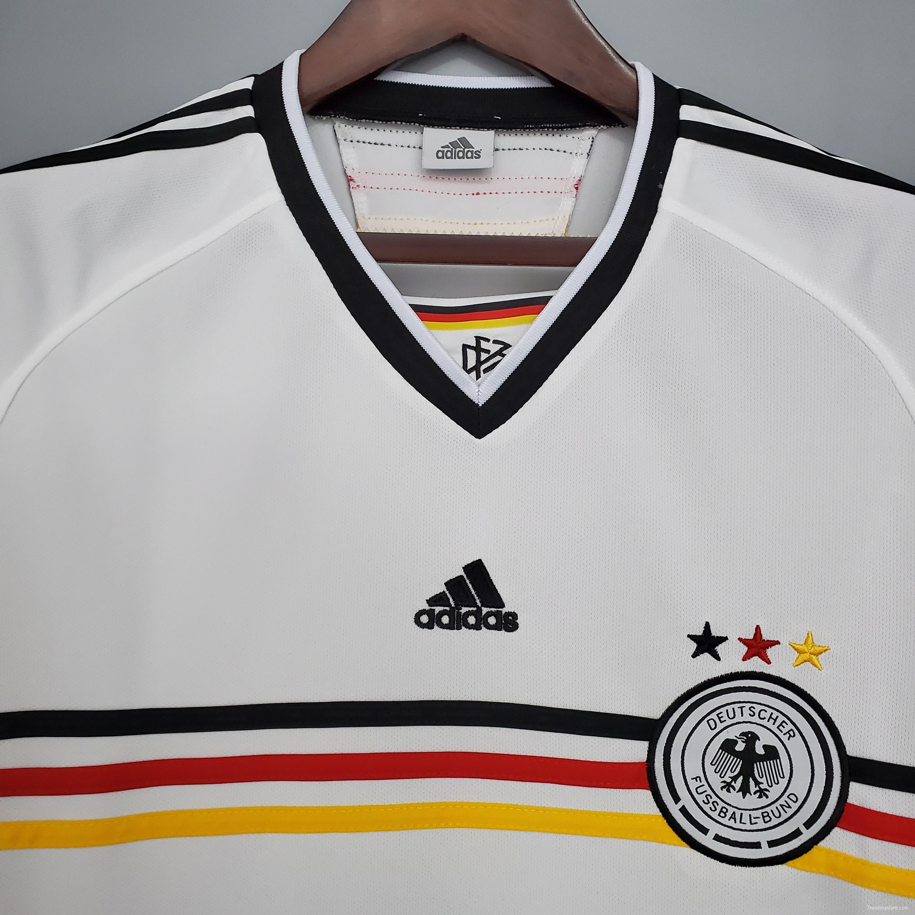 Retro Germany 1998 home Soccer Jersey