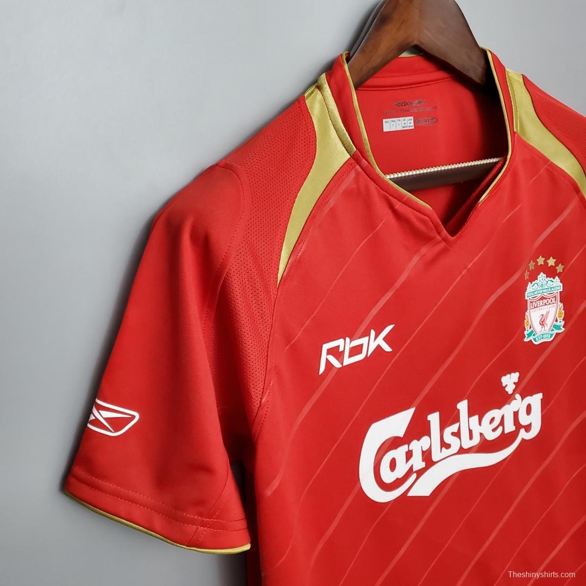 Retro 05/06 Liverpool home Soccer Jersey