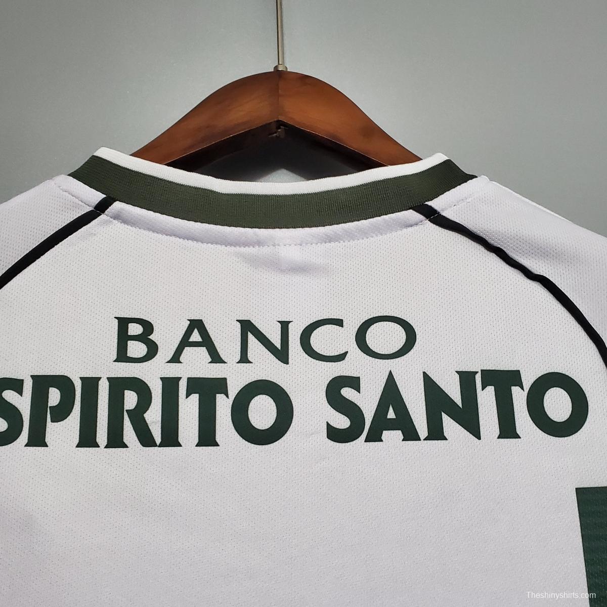 Retro Sporting Lisbon 01/03 home Soccer Jersey