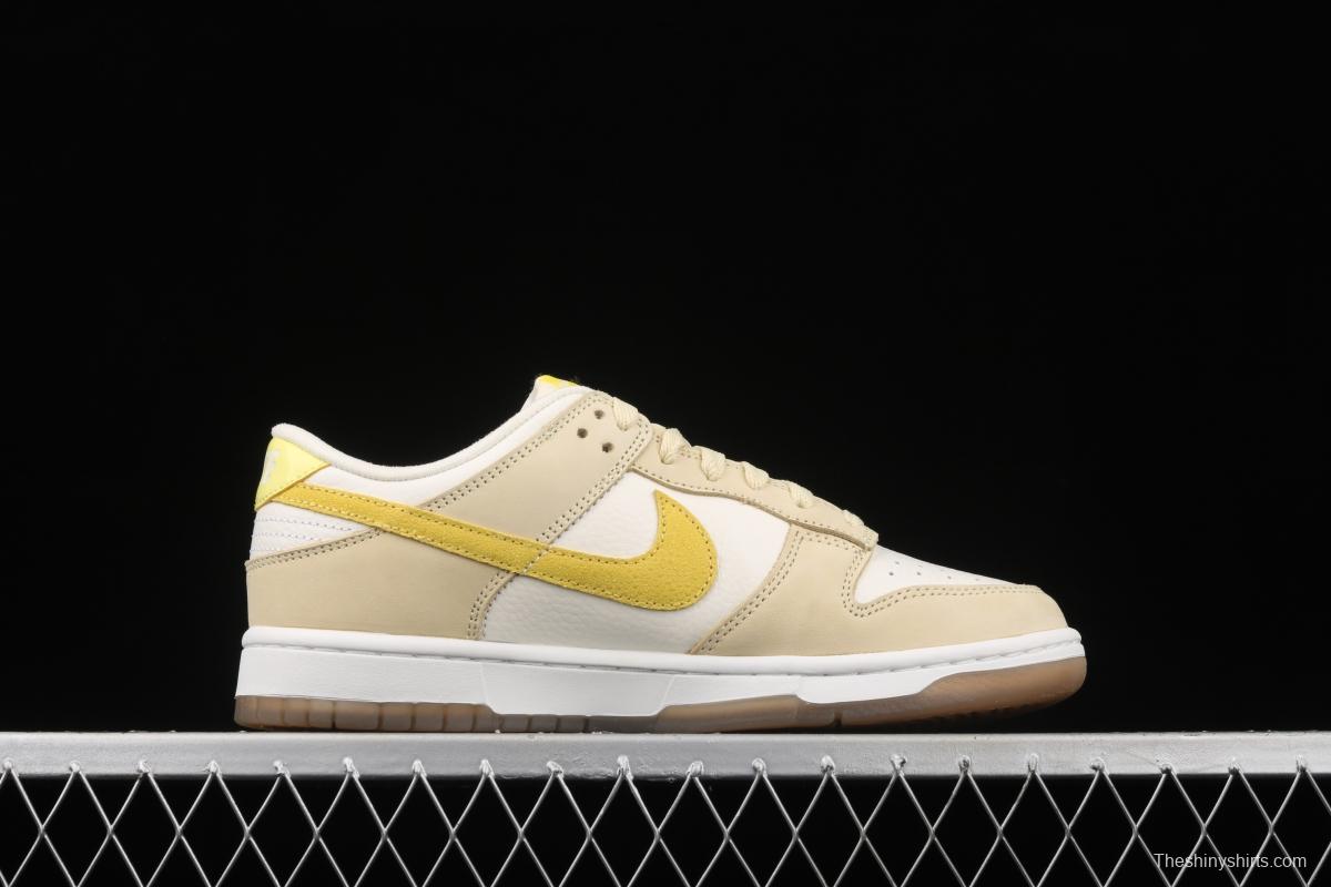 NIKE SB DUNK Low dunk series lemon yellow color matching low-side leisure sports skateboard shoes DJ6902-700