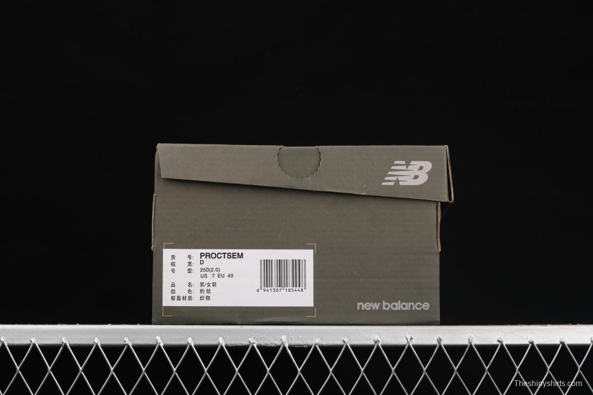 New Balance Proctsen New Bailun retro smile canvas leisure classic campus board shoes PROCTSEM all white