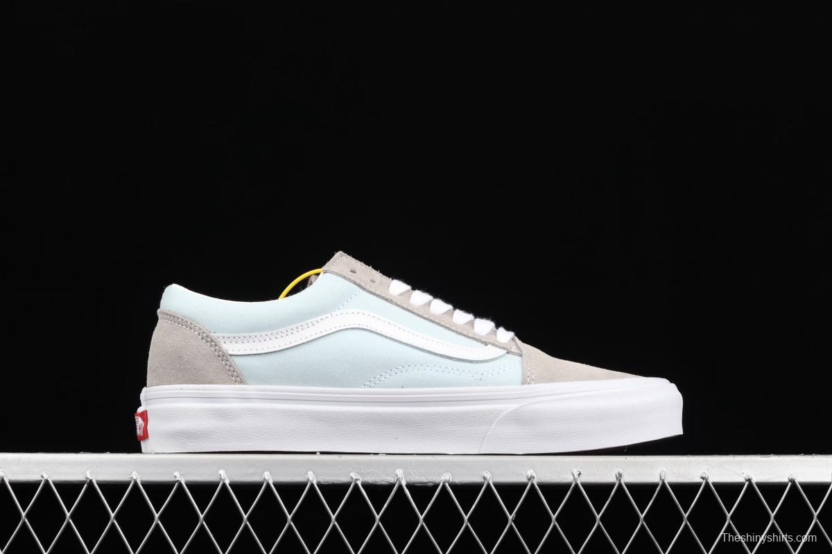 Vans Style 36 Milk Blue Gray matching low-top Leisure Board shoes VN0A3WKT4FY