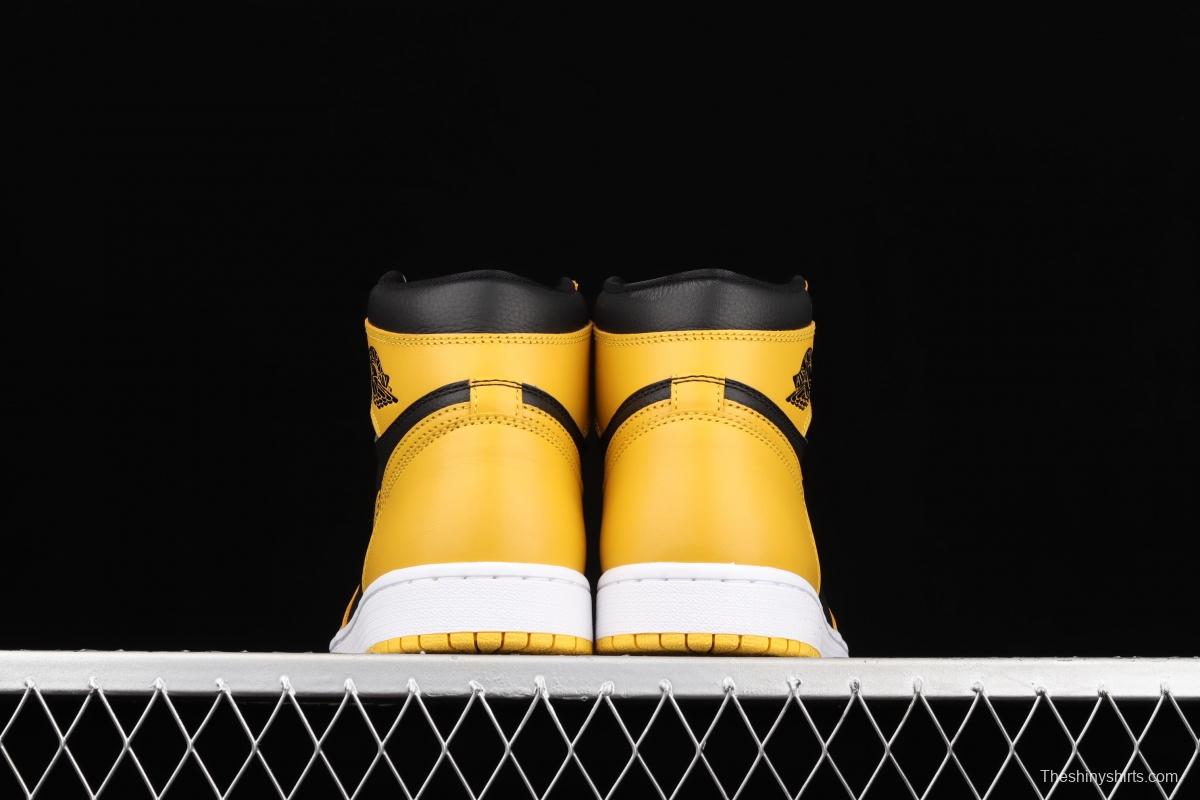 Air Jordan 1 High OG Pollen black and yellow 555088-701