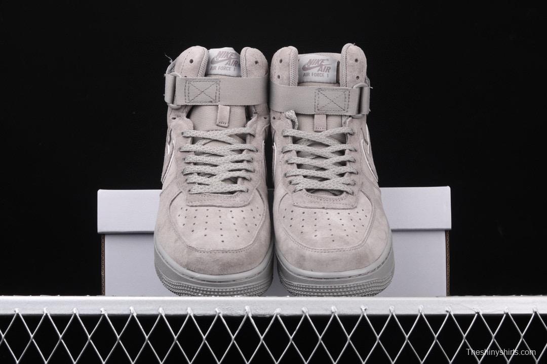 NIKE Air Force 11607 High space ash 3M reflective high-top casual board shoes AA1118-003