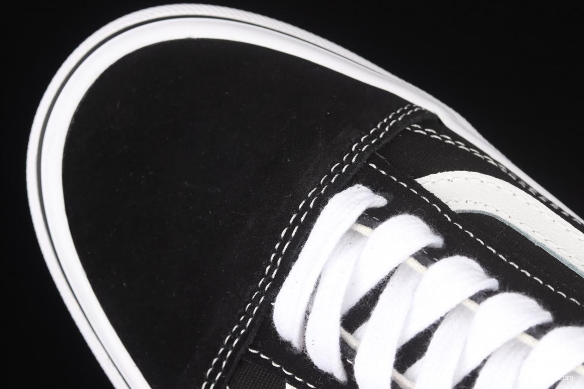 Vans Skate Classics Old Skool Anaheim side checkerboard black and white classic low-top casual board shoes VN0A5FCBY28