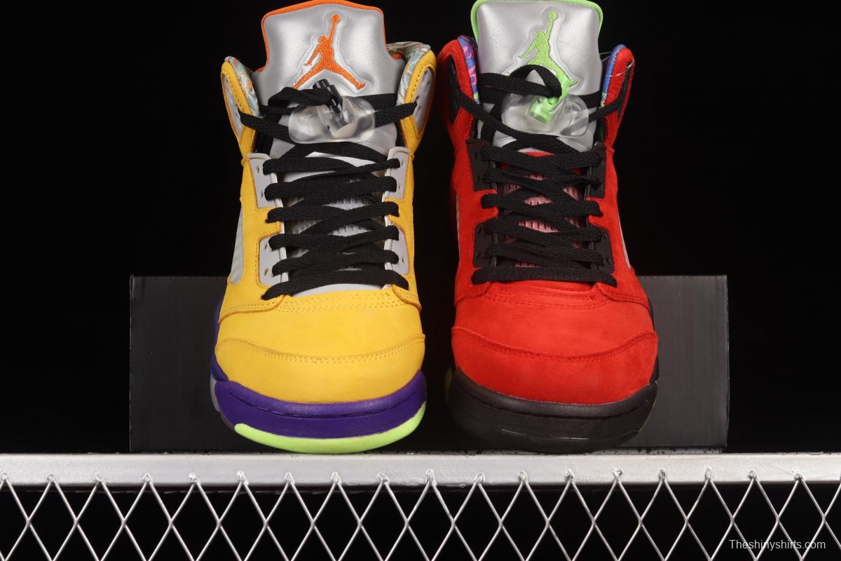 Air Jordan 5 What The red and yellow mandarin duck CZ5725-700