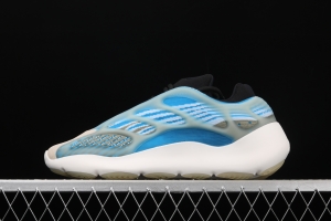 Adidas Yeezy 700V3 Azael G54850 Kanye Coconut 700V3 profiled blue and white luminous running shoes