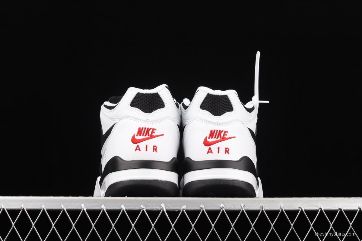 NIKE Air Flight 89 White and Black Air cushion Basketball shoes DB5918-100