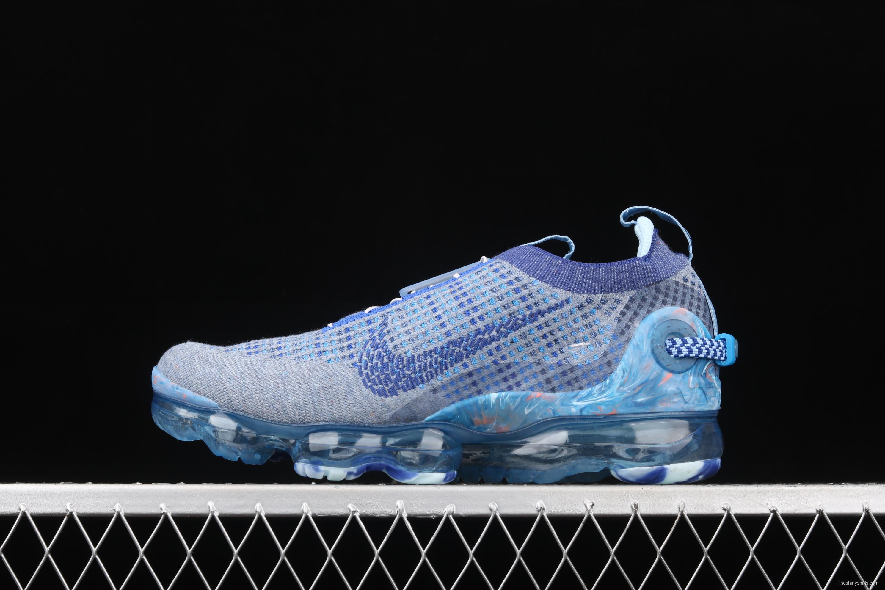 NIKE Air Vapormax 2020 Flyknit fly-woven fast tie full-palm air cushion jogging shoes CT1823-400