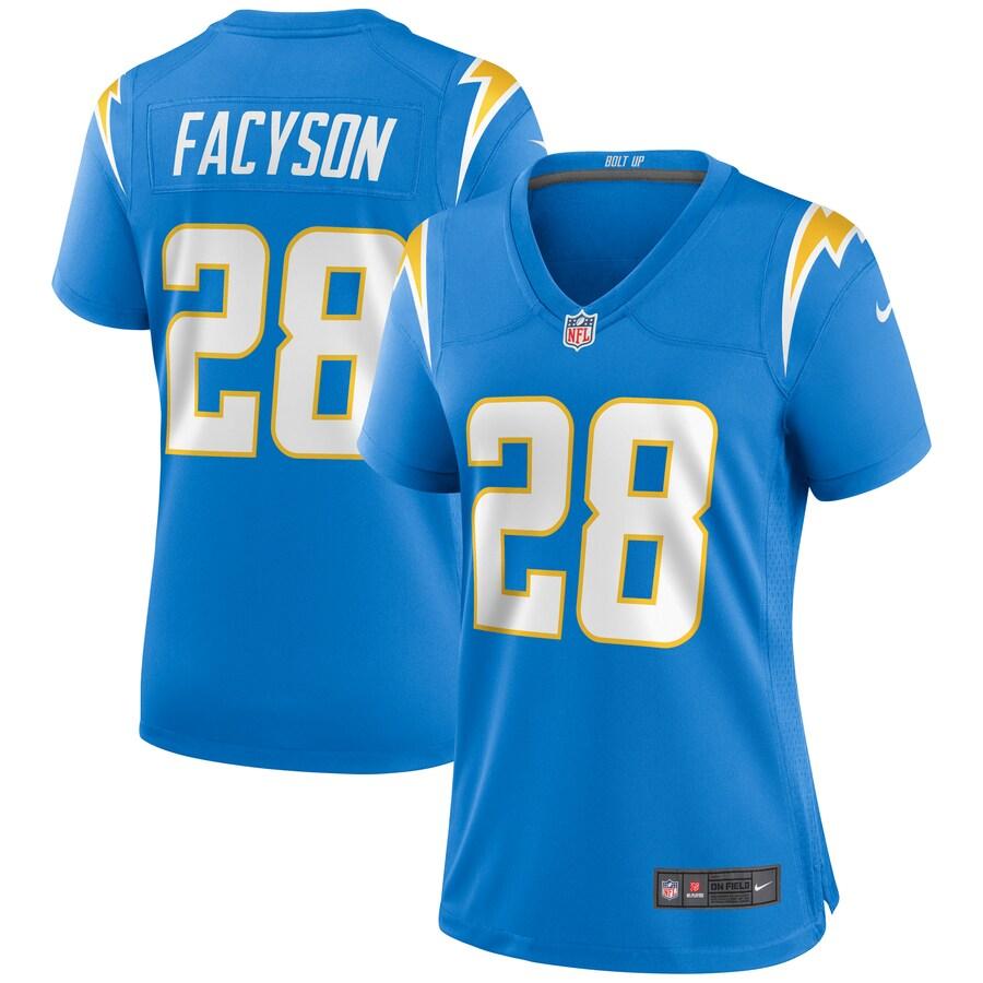 Women's Brandon Facyson Powder Blue Player Limited Team Jersey