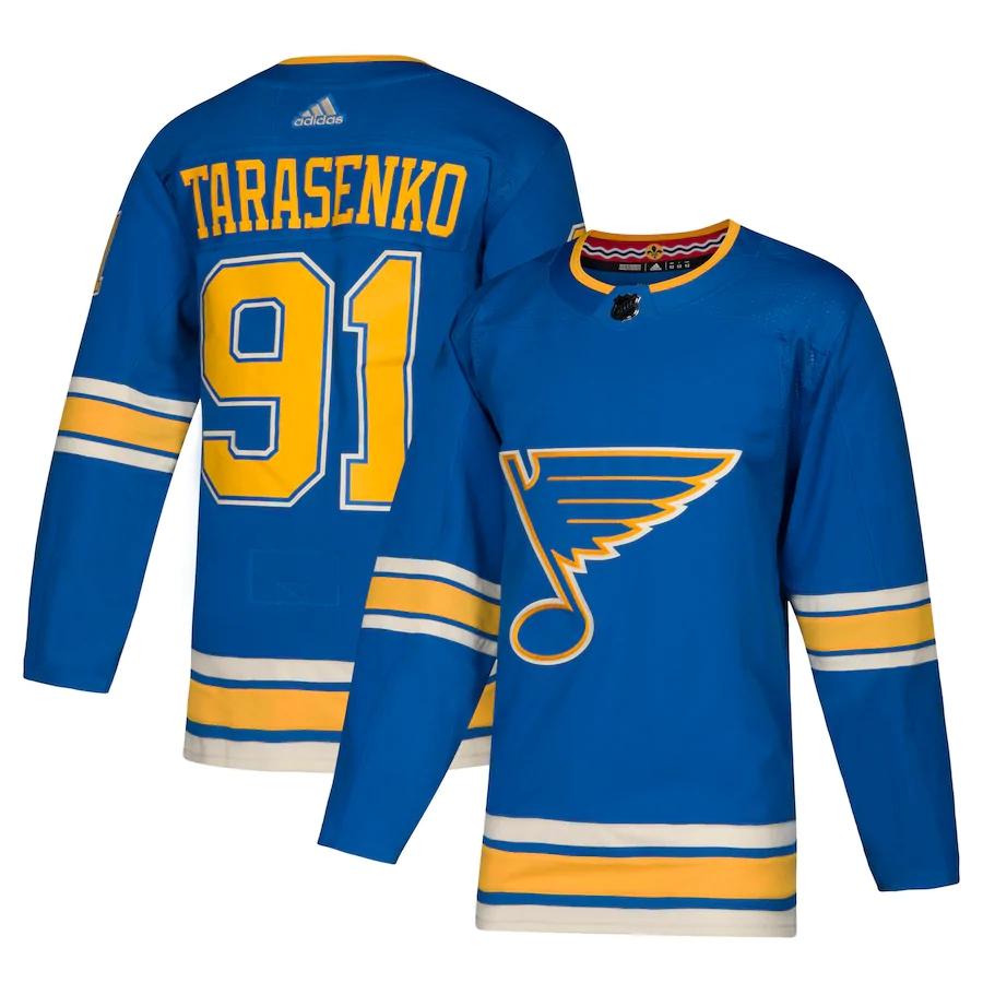 Men's Vladimir Tarasenko Blue Alternate Player Team Jersey