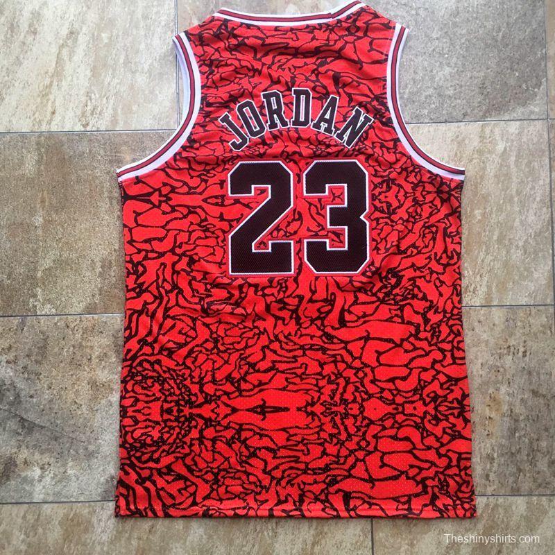 Men's Michael Jordan Red Retro Classic Team Jersey