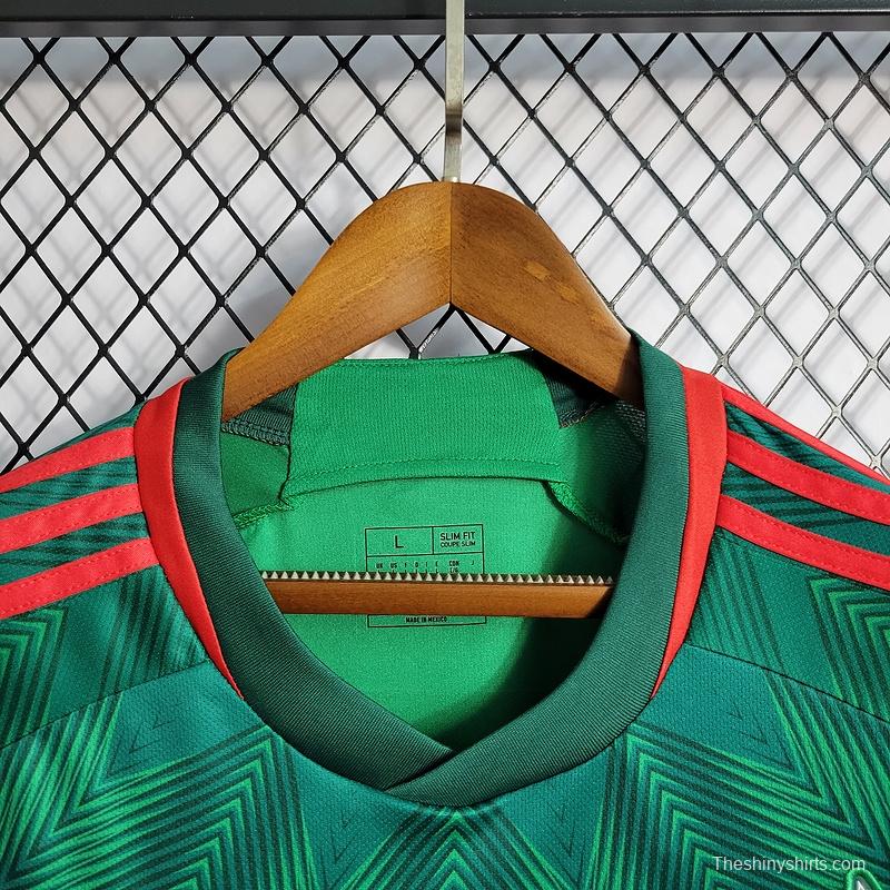 2022 Mexico Home Soccer Jersey