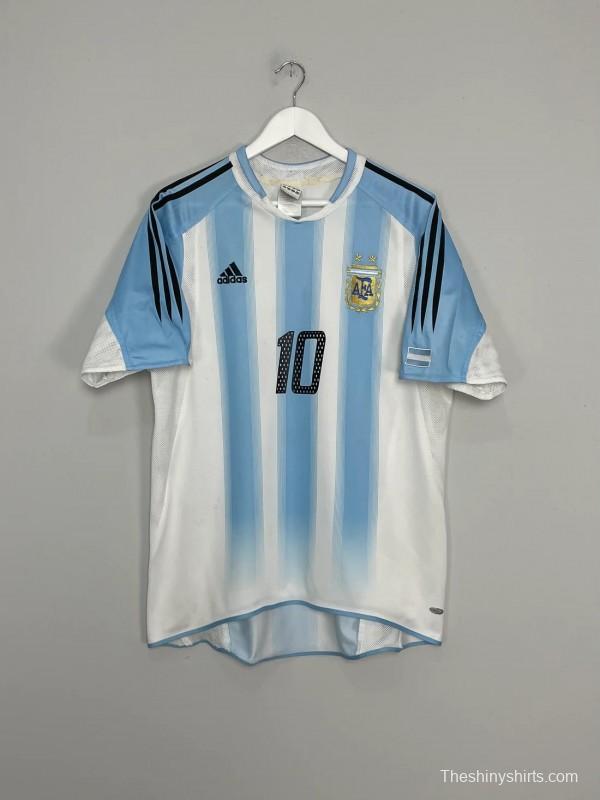 Retros 2004 Argentina Home Jersey