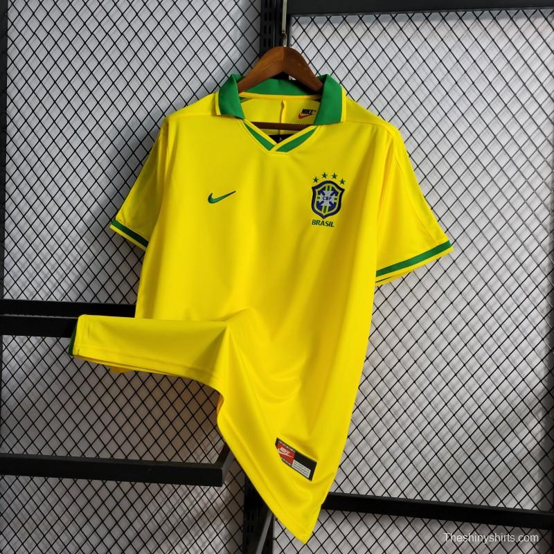 Retro1997 Brazil Home Jersey