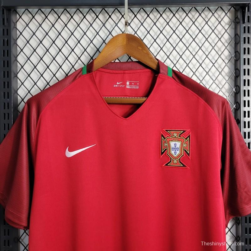 Retro 2016 Portugal Home Jersey