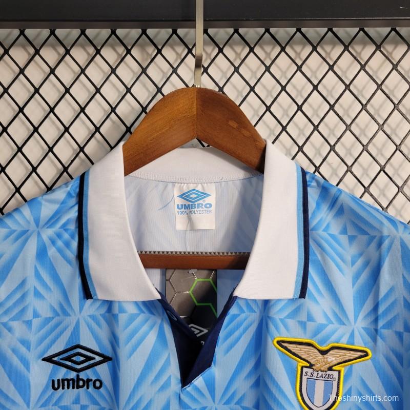 Retro 91/92 Lazio Home Jersey