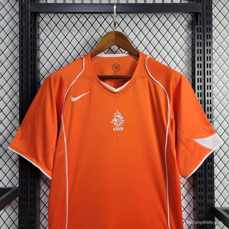 Retro 2004 Netherlands Home Jersey