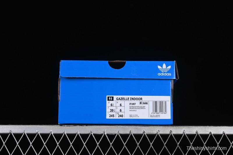 Adidas Originals Gazelle Indoor Retro Casual Slip-Resistant Wear-Resistant Low-Top Sneakers - IF1807