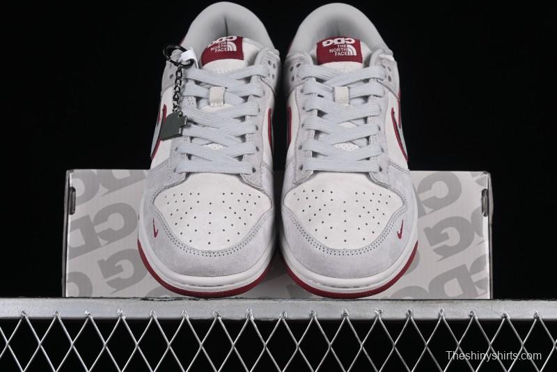 Nike Dunk Low The North Face CDG Collaboration - Grey Skateboard Shoes - DQ1098-336