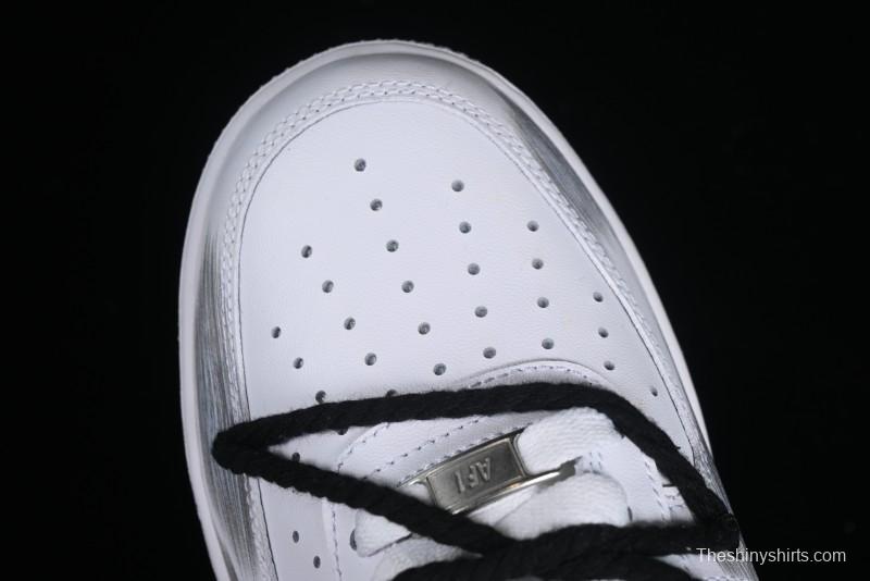 Nike Air Force 1 '07 Low Custom Anime Theme Spray Paint Swoosh Casual Sneakers - ZH0316-011