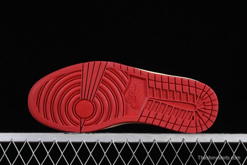 Nike Trophy Room x Jordan 1 Low OG "Away" Casual Sneakers - FN0432-100