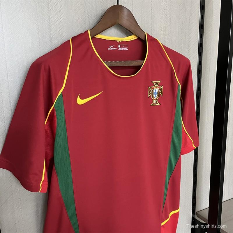 2002 Retro Portugal Home Jersey