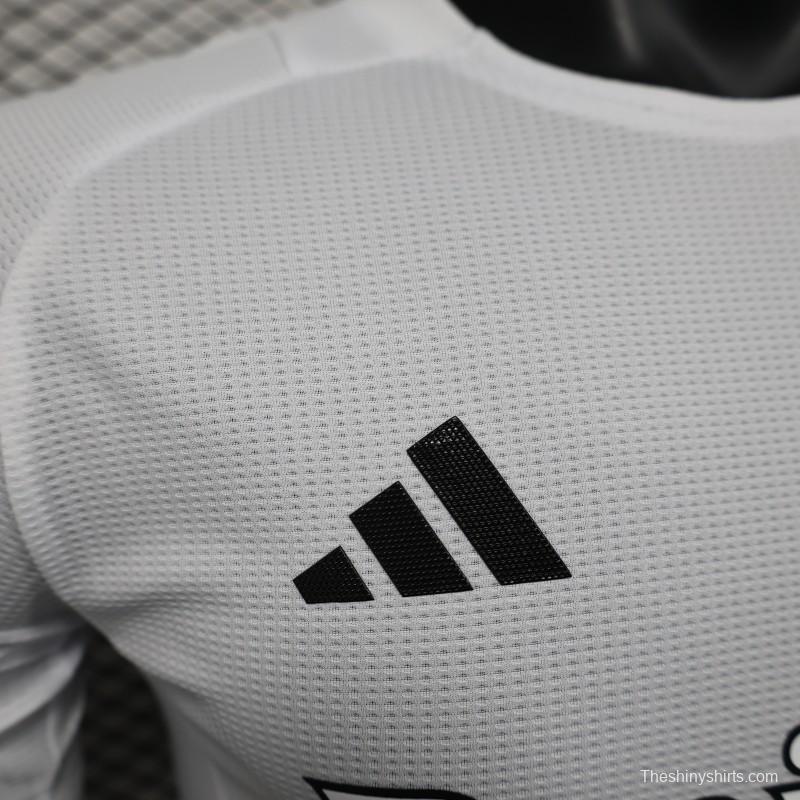 Player Version 25/26 Arsenal White with Emirates Sponsor Jersey