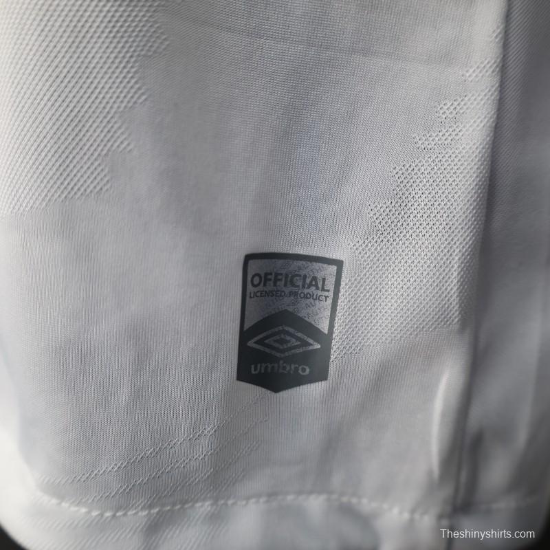 Player Version 25/26 Santos Home Jersey With Sponsors