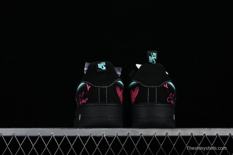 Nike Air Force 1 '07 Low Flame Red Lips Qixi Limited Edition Casual Sneakers - FB8971-005