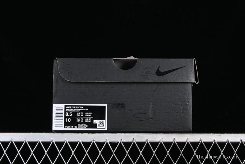 Nike Undefeated Zoom Kobe IV ZK4 Collaboration Basketball Shoes - FQ3544-100