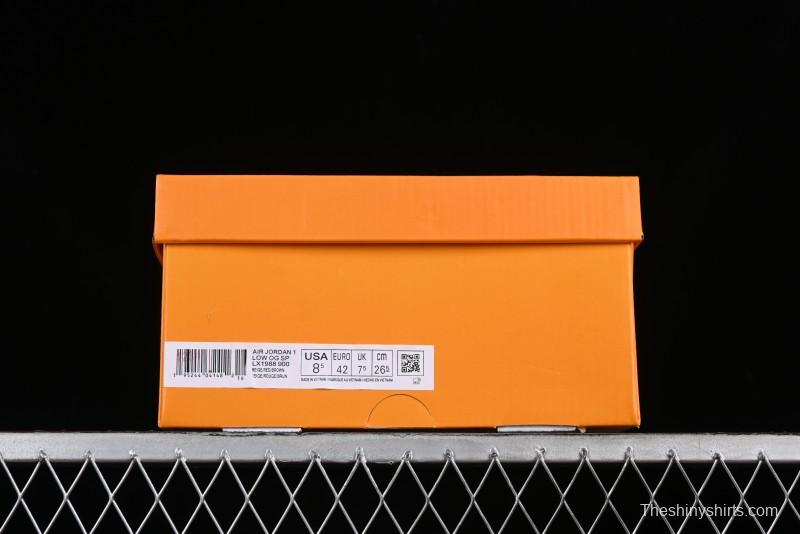 Nike Air Jordan 1 Low OG SP Travis Scott x Fragment Design Collaboration Sneakers - LX1988-900