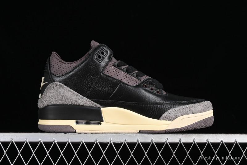 Nike A Ma Maniere x Air Jordan 3 Retro Black Sneakers - FZ4811-001