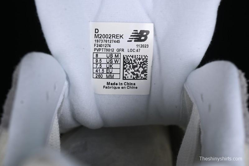 New Balance 2002 Series Retro Casual Running Shoes with Upgraded N-ERGY Cushion - M2002REK