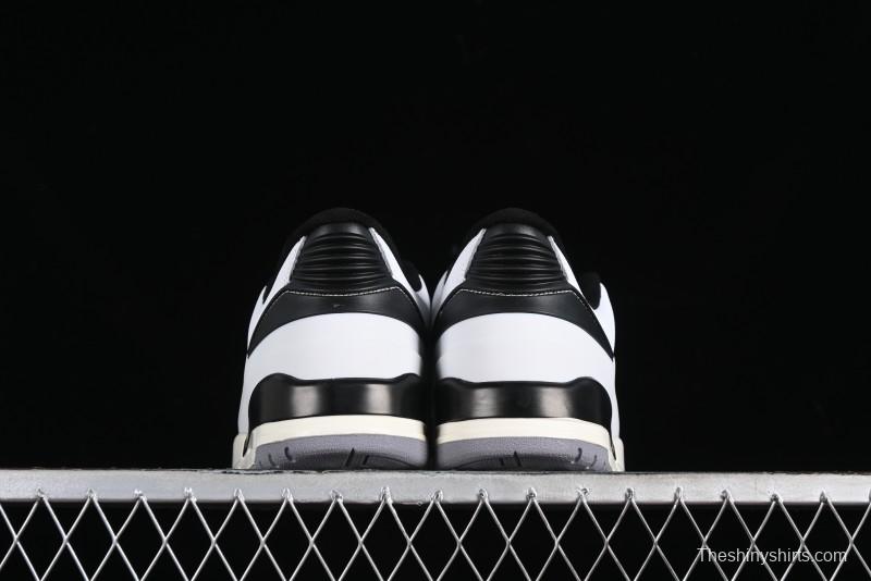 Nike Air Jordan 2/3 Retro Low Top Basketball Shoes in White/Black/Sail/Cement Grey - FD0383-100