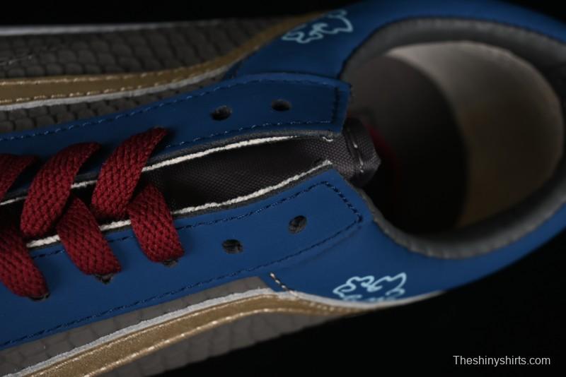 Vans Old Skool Black Wukong Themed Low-Top Retro Skate Shoes - VN0A45JCGIE