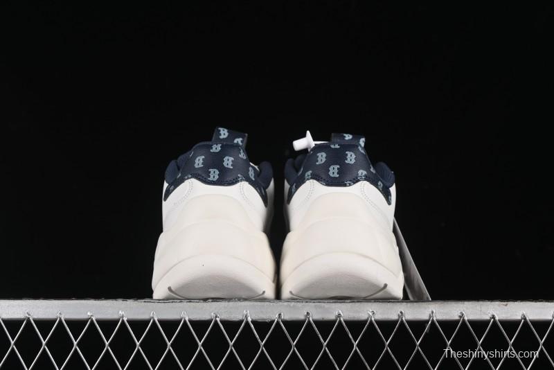 New York Yankees MLB Bigball Chunky Denim Monogram Platform Sneakers - 3ASHBDM4N43NYS