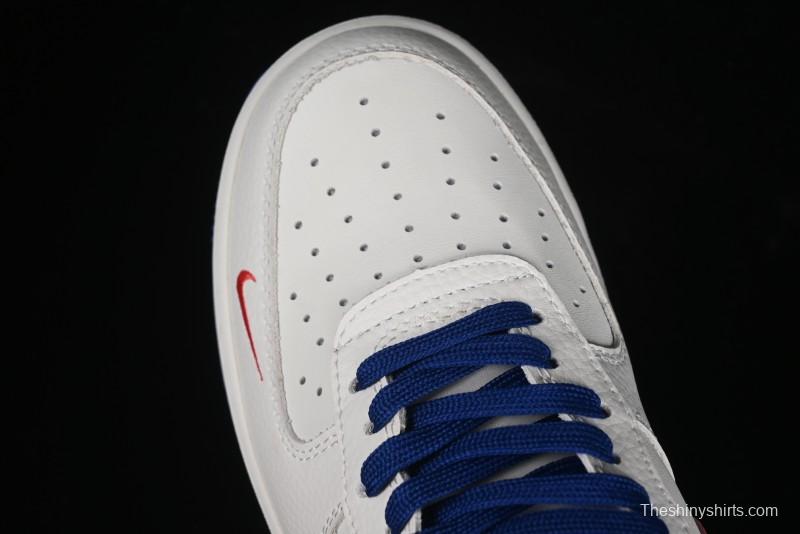 Nike Air Force 1 '07 Low Champion Collaboration - Blue White Red Low-Top Casual Sneakers - KK1988-002
