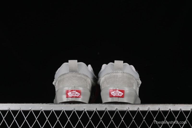 Vans Knu Skool Low Top Retro Casual Vulcanized Sneakers in Grey - VN000CRPBXC