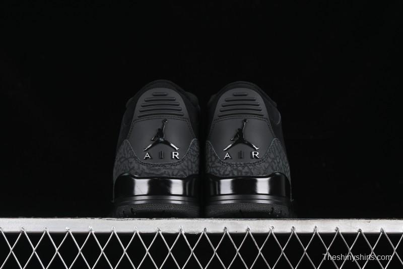 Nike Air Jordan 3 Retro Basketball Shoes Midnight Black - CT8532-001