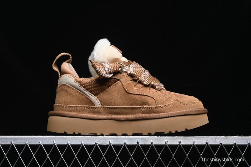 UGG Classic Ultra Mini Mel Dual Color Lace-Up Low-Top Casual Shoes - 1144032