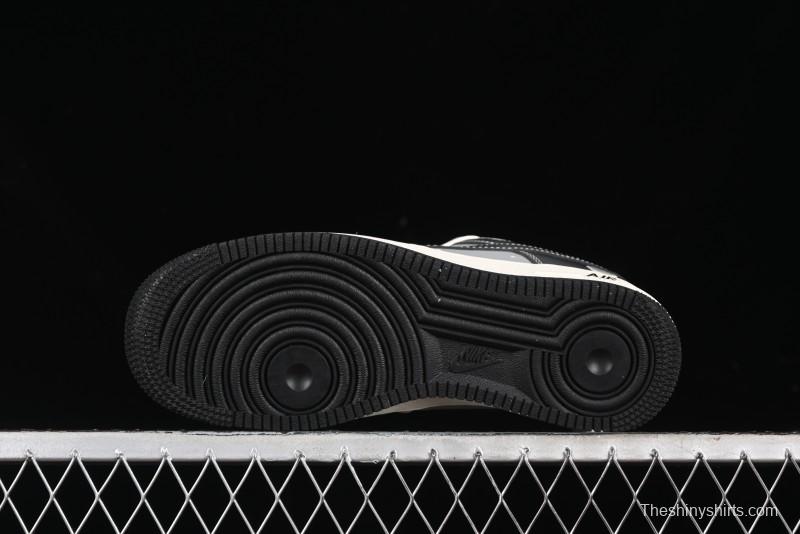 Nike Air Force 1 '07 Low Bape Collaboration - Beige Grey Black Low-Top Casual Sneakers BB6566-209