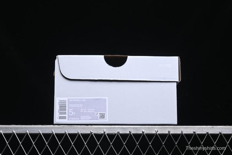 Nike Air Force 1 '07 Low Top Leather Casual Sneakers with Full-Length Air Cushion - CT3839-101