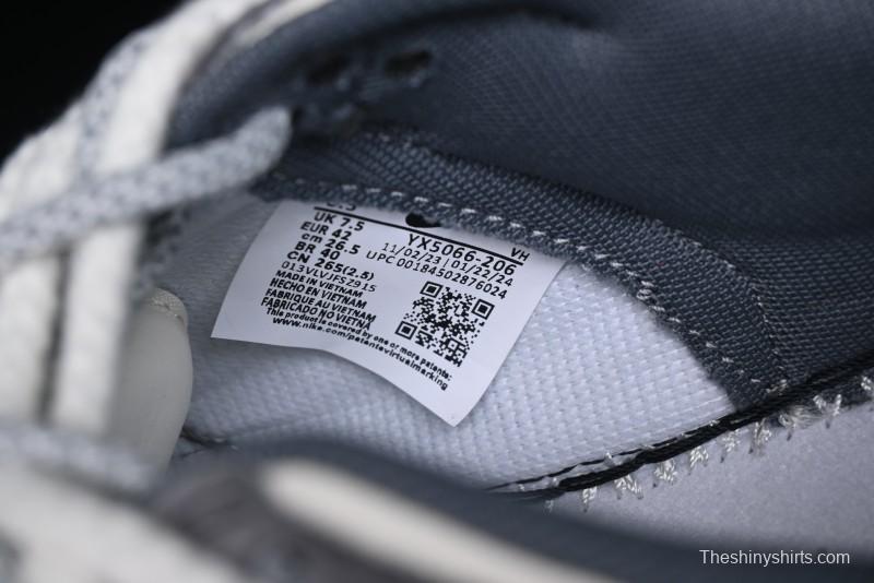 Nike SB Dunk Low Stussy Collaboration - Lace-Up Beige Grey Hook Anniversary High-End Custom Low-Top Casual Skate Shoes - YX5066-206