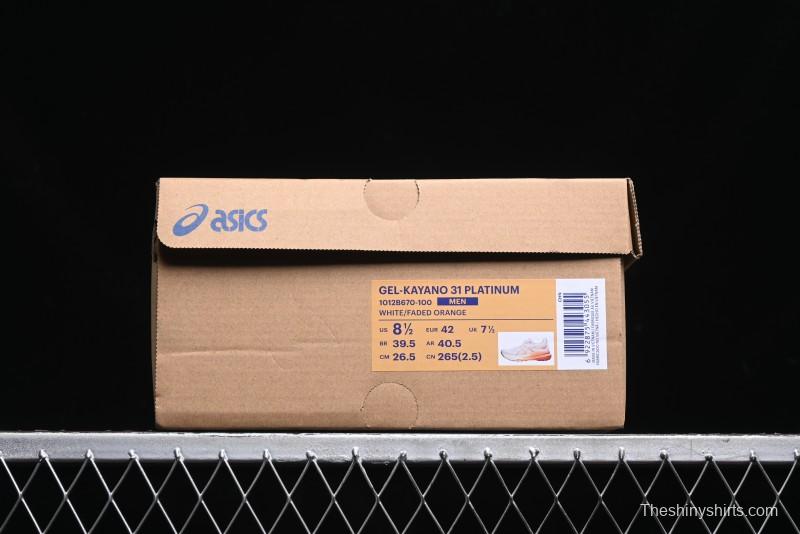 Asics Gel-Kayano 31 Running Shoes with GEL Cushioning and FLYTEFOAM BLAST Technology - 1012B670-100