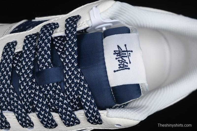 Nike Air Force 1 '07 Low Stussy Collaboration - White Black Sneakers - XZ6188-728