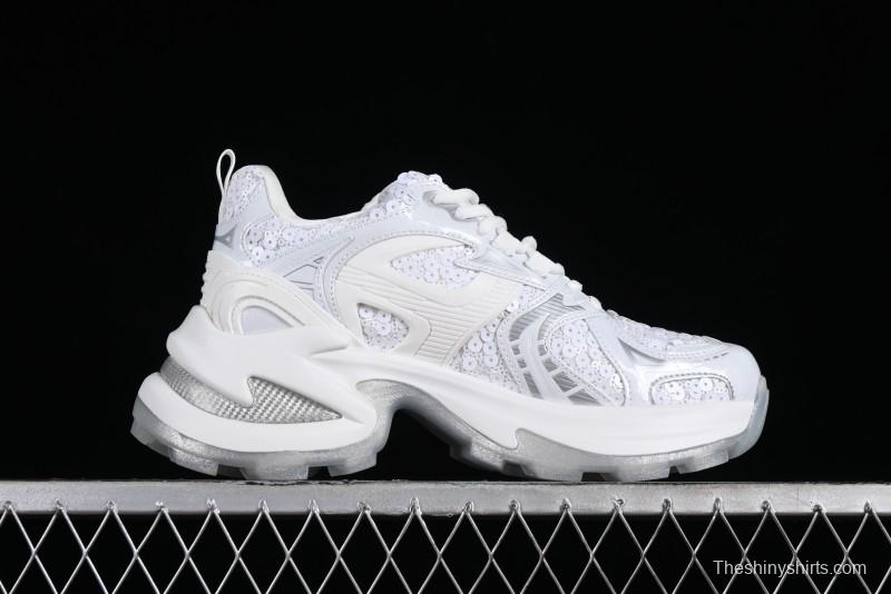 GG-CC Casual Running Shoes with Irregular Design - G23X4318B