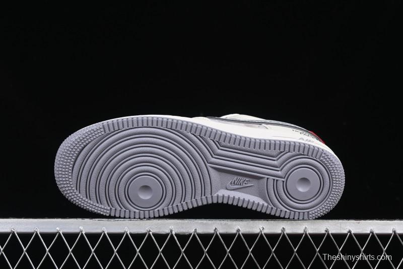 Nike Air Force 1 '07 Low The North Face x CDG Retro Casual Sneakers with Full-Length Air Cushion - DM6688-049