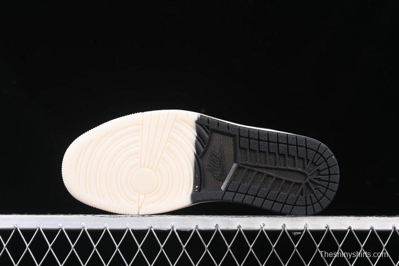 Nike Travis Scott x Fragment Design x Air Jordan 1 Low OG SP AJ1 Collaboration Sneakers - SJ2086-138