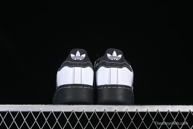Adidas Originals Superstar XLG Casual Sneakers with Shell Toe and Thick Sole - IE8409